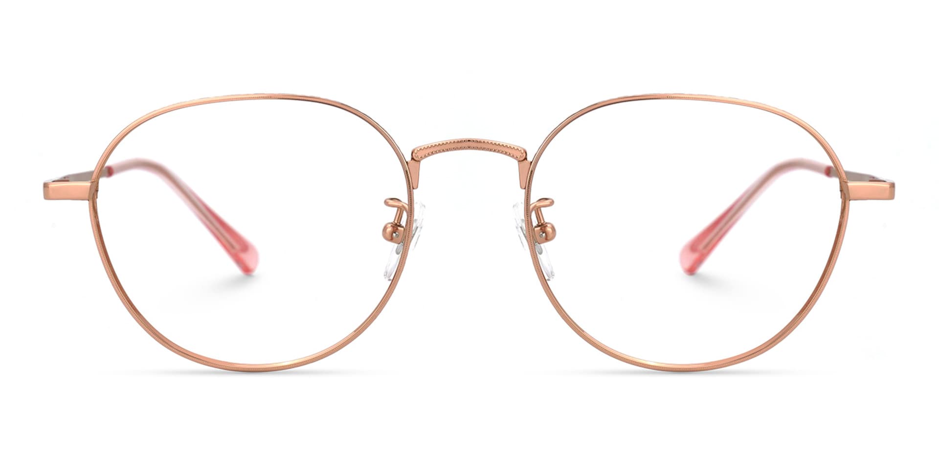 Vasquez Geometric Rose-Gold Glasses | Zeelool Glasses0