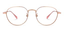 Vasquez Geometric Rose-Gold Glasses0