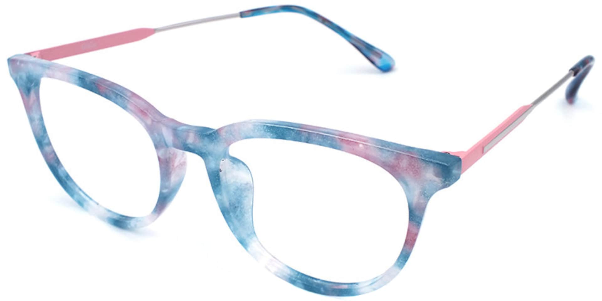 Christina Round Glasses on Zeelool.com8