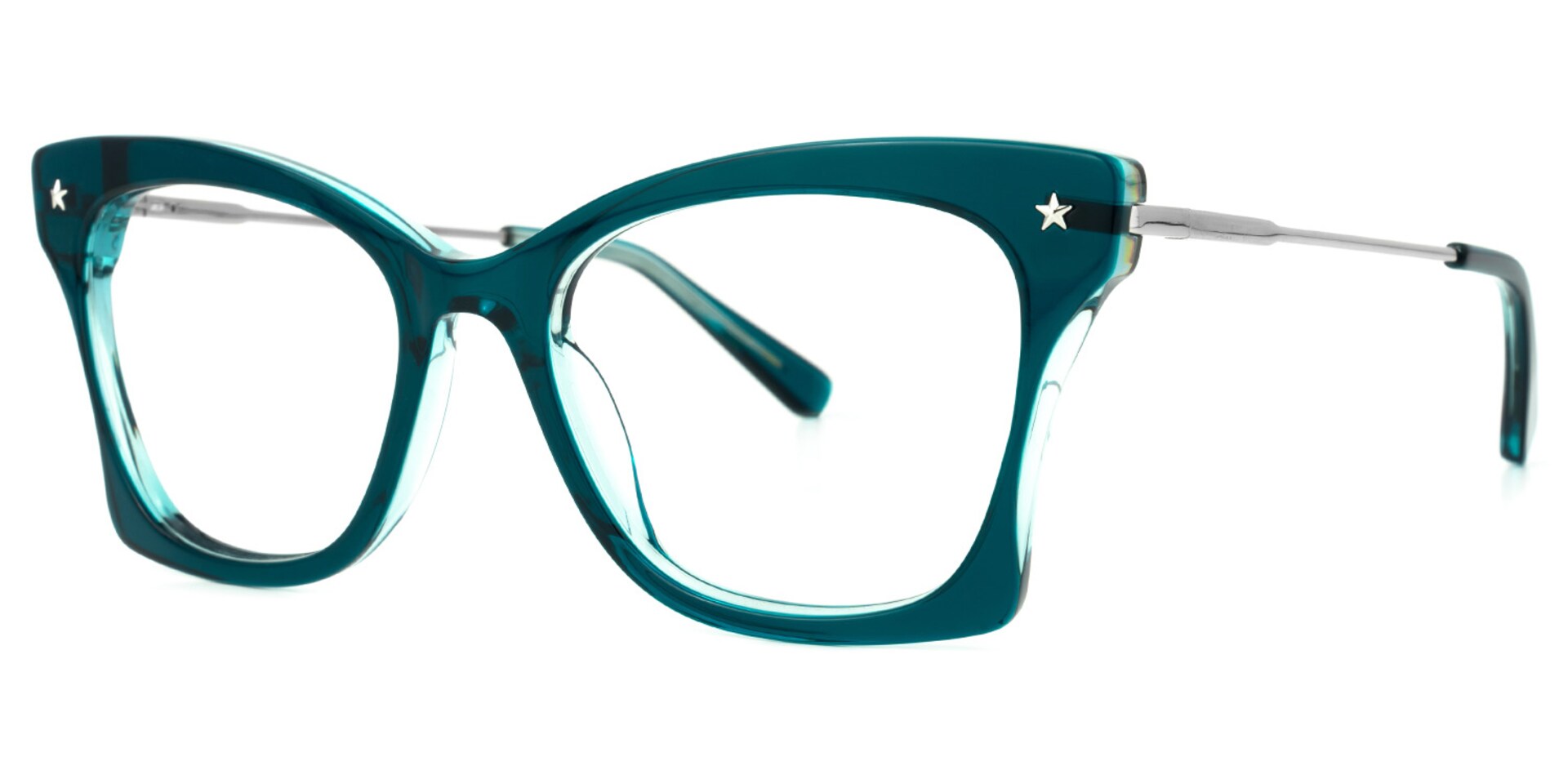Tameron Butterfly Peacock-Blue Glasses | Zeelool Glasses1