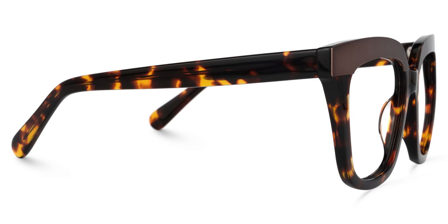 Milledge Square Tortoise Glasses | Zeelool Glasses2