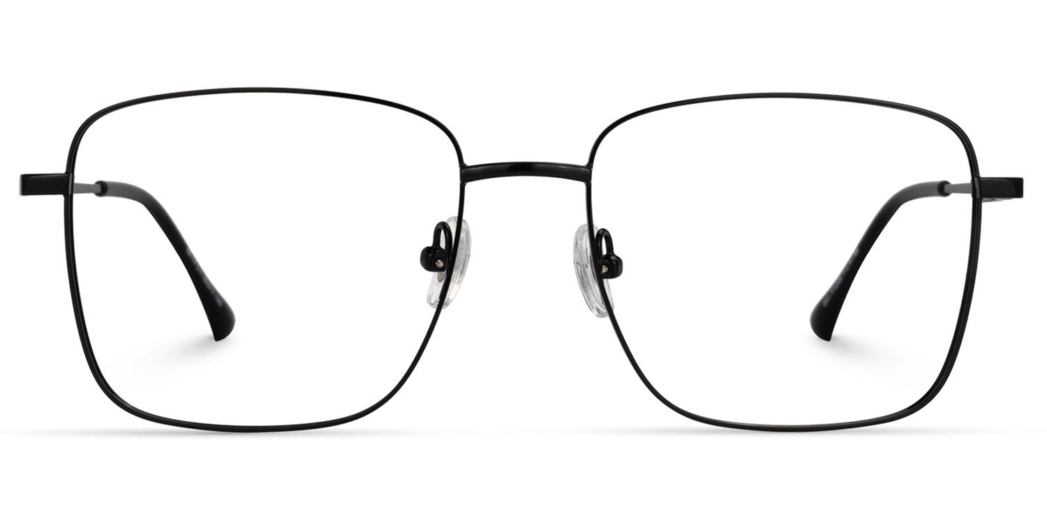 Earlene Square Black Glasses | Zeelool Glasses0