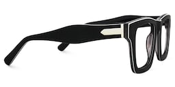 Riley Rectangle Dark-Gray Glasses3