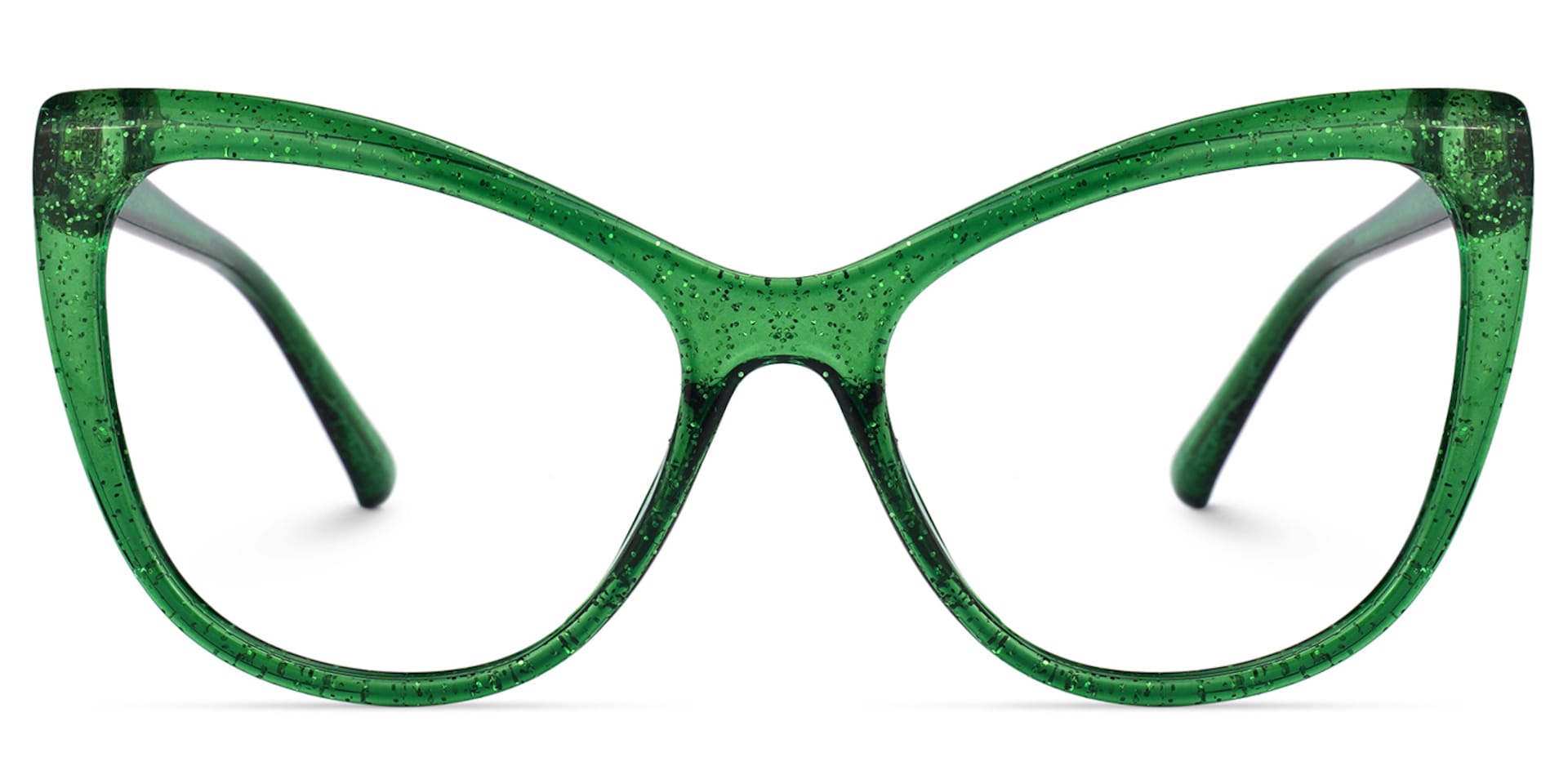 Gomez Cateye Green Glasses | Zeelool Glasses0