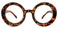 Franca Round Tortoise Glasses0