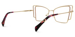 Tapacia Geometric Red Glasses3