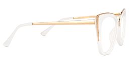 Ruiz White Cat eye Glasses2