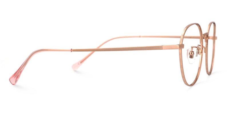 Vasquez Geometric Rose-Gold Glasses | Zeelool Glasses2