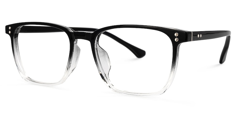 Martinez Square Black Glasses