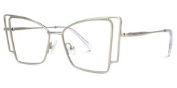 Tapacia Geometric Silver Glasses1