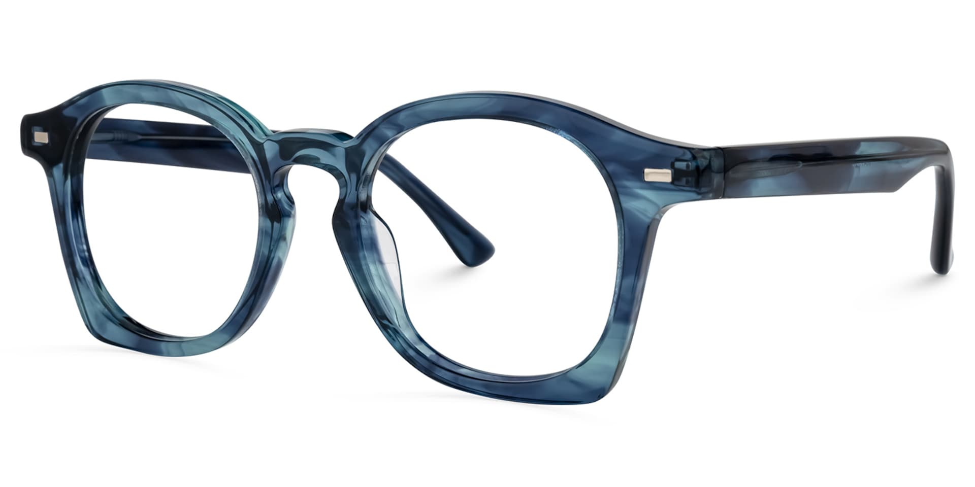 Natilus Round Blue Glasses | Zeelool Glasses1