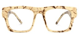 Suheil Square Beige Glasses0