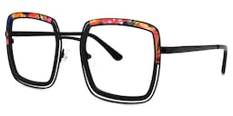 Polomsky Square Floral Glasses1