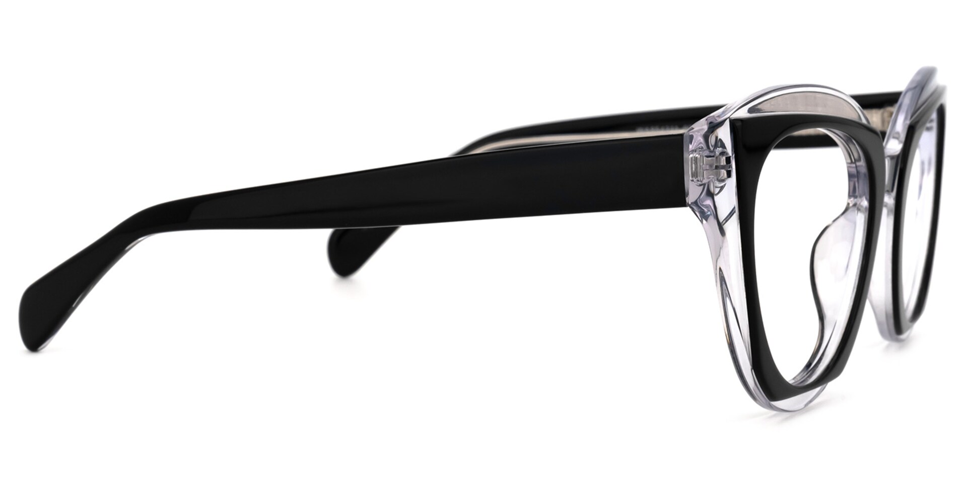 Karina Cateye Black Glasses | Zeelool Glasses2