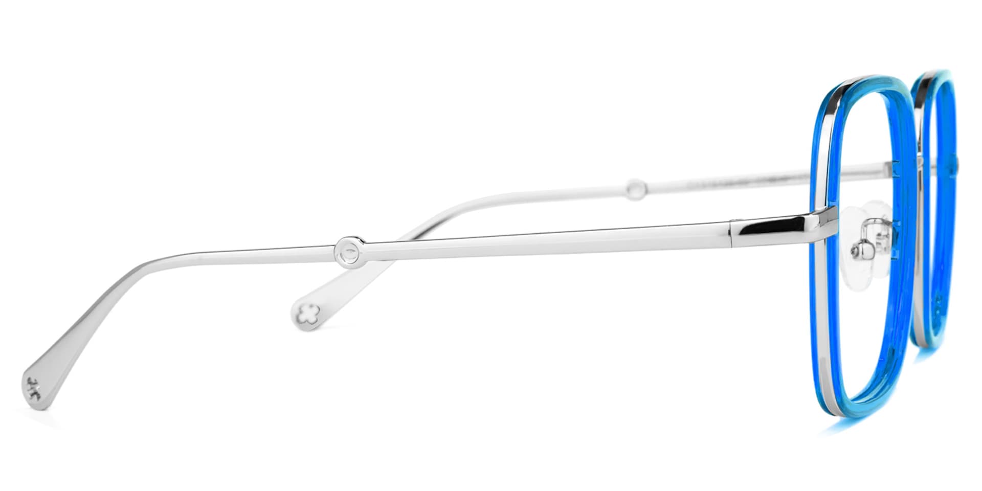 Ozzy Square Blue Glasses | Zeelool Glasses2