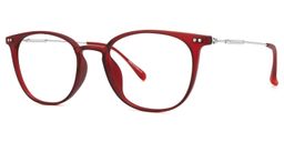 Vilanova Round Red Glasses1