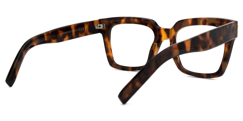Johana Square Tortoise Glasses | Zeelool Glasses3