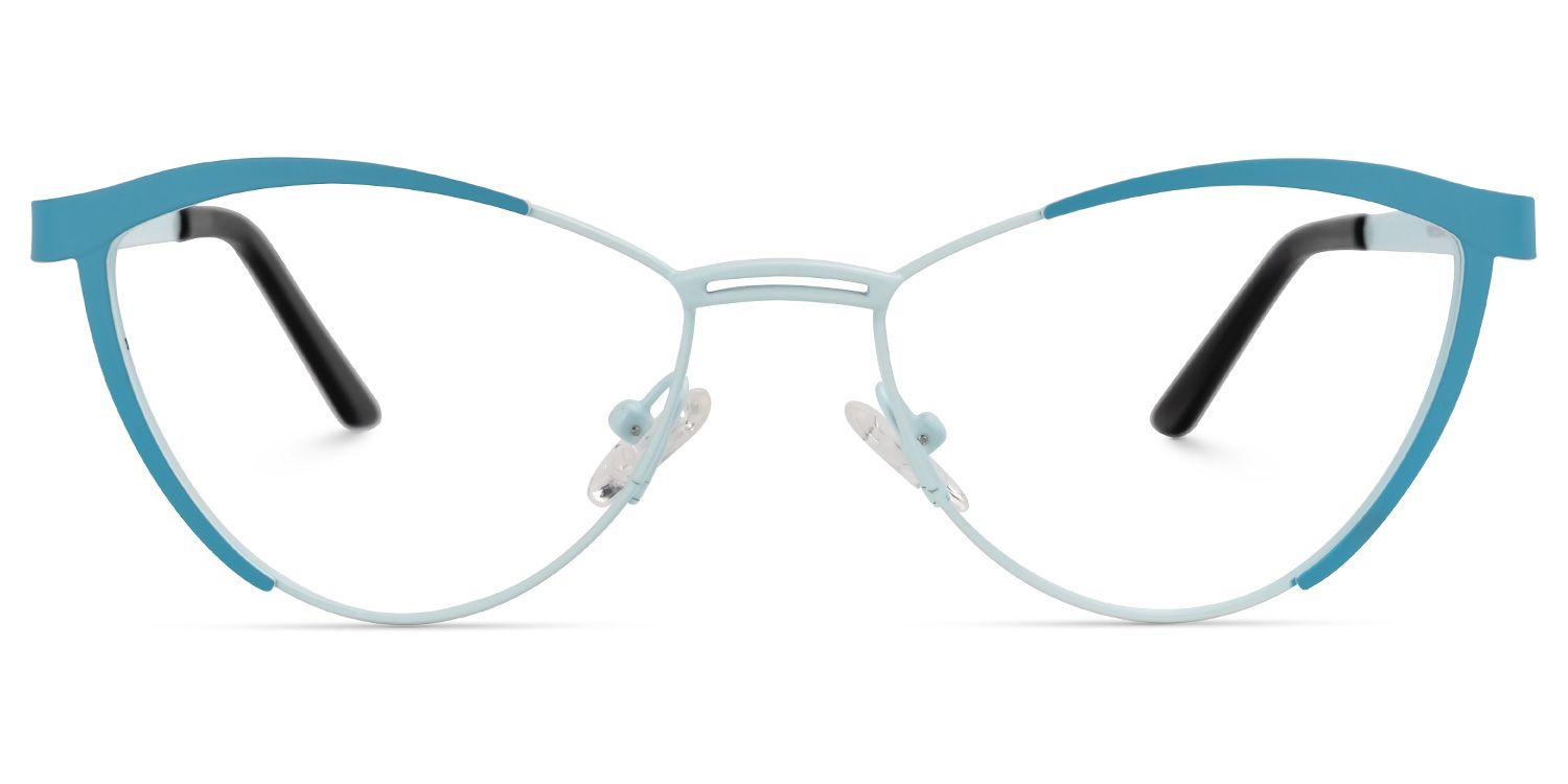 Sydney Cat Eye Blue Glasses | Zeelool Glasses0