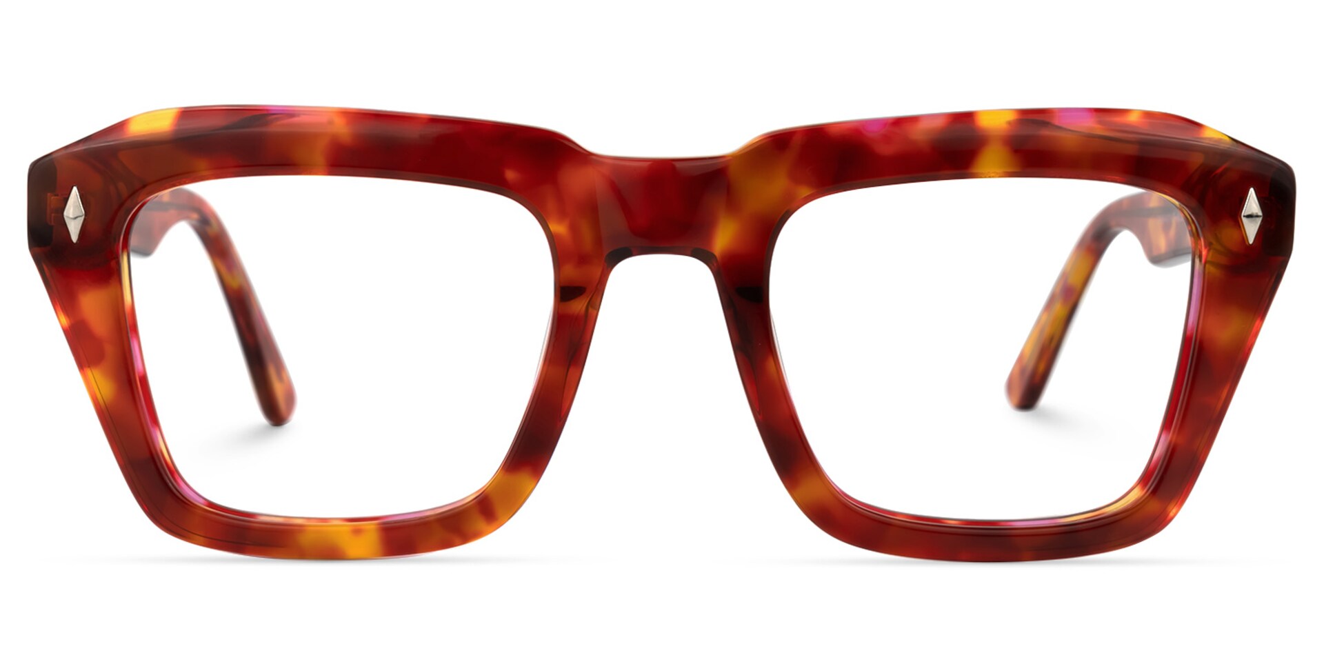 Aquino Square Red-Tortoise Glasses | Zeelool Glasses0