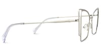 Tapacia Geometric Silver Glasses2