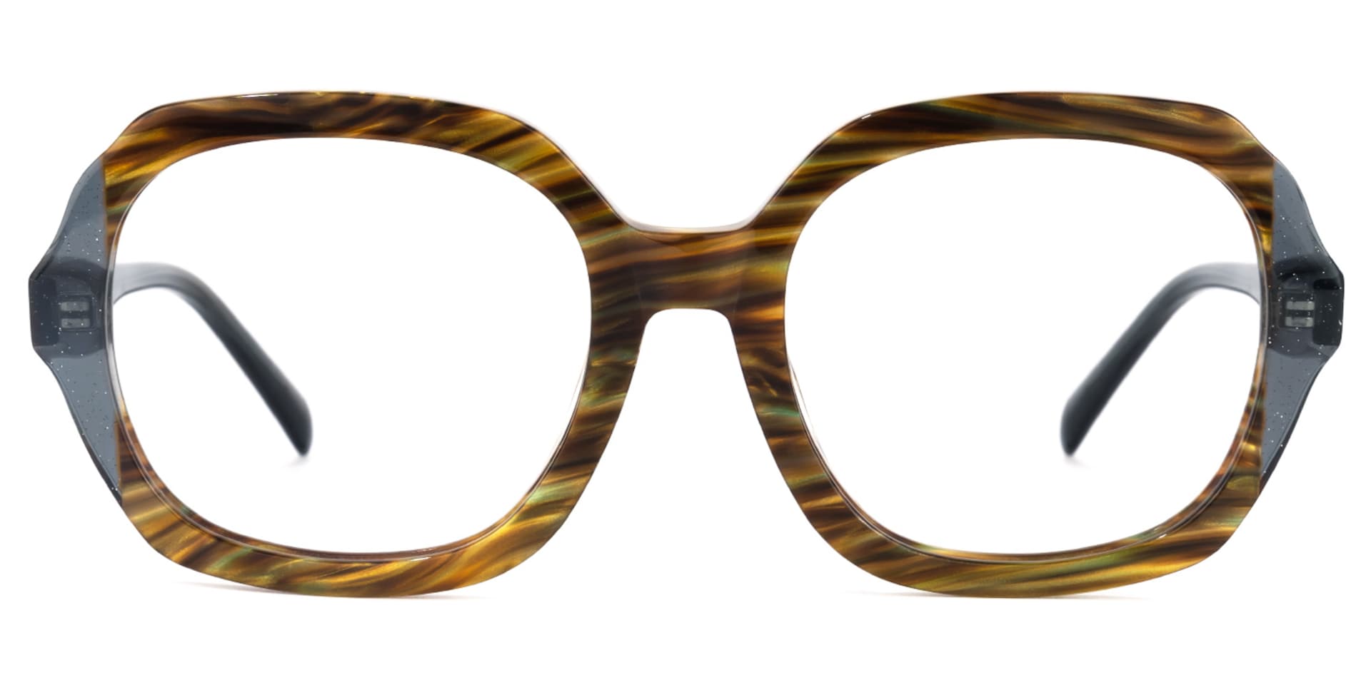 Raquell Square Brown Glasses | Zeelool Glasses0