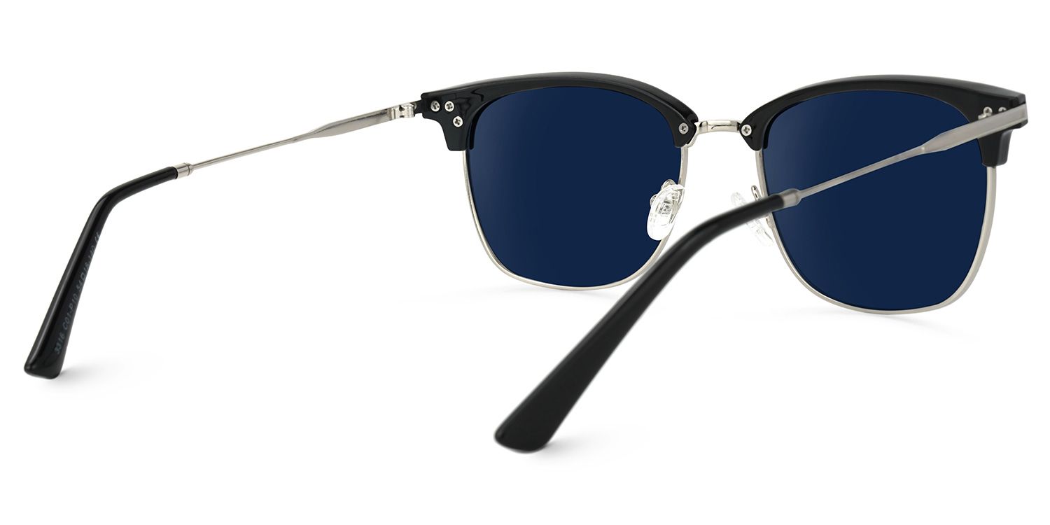 Marcelle Square Black Sunglasses | Zeelool Glasses3
