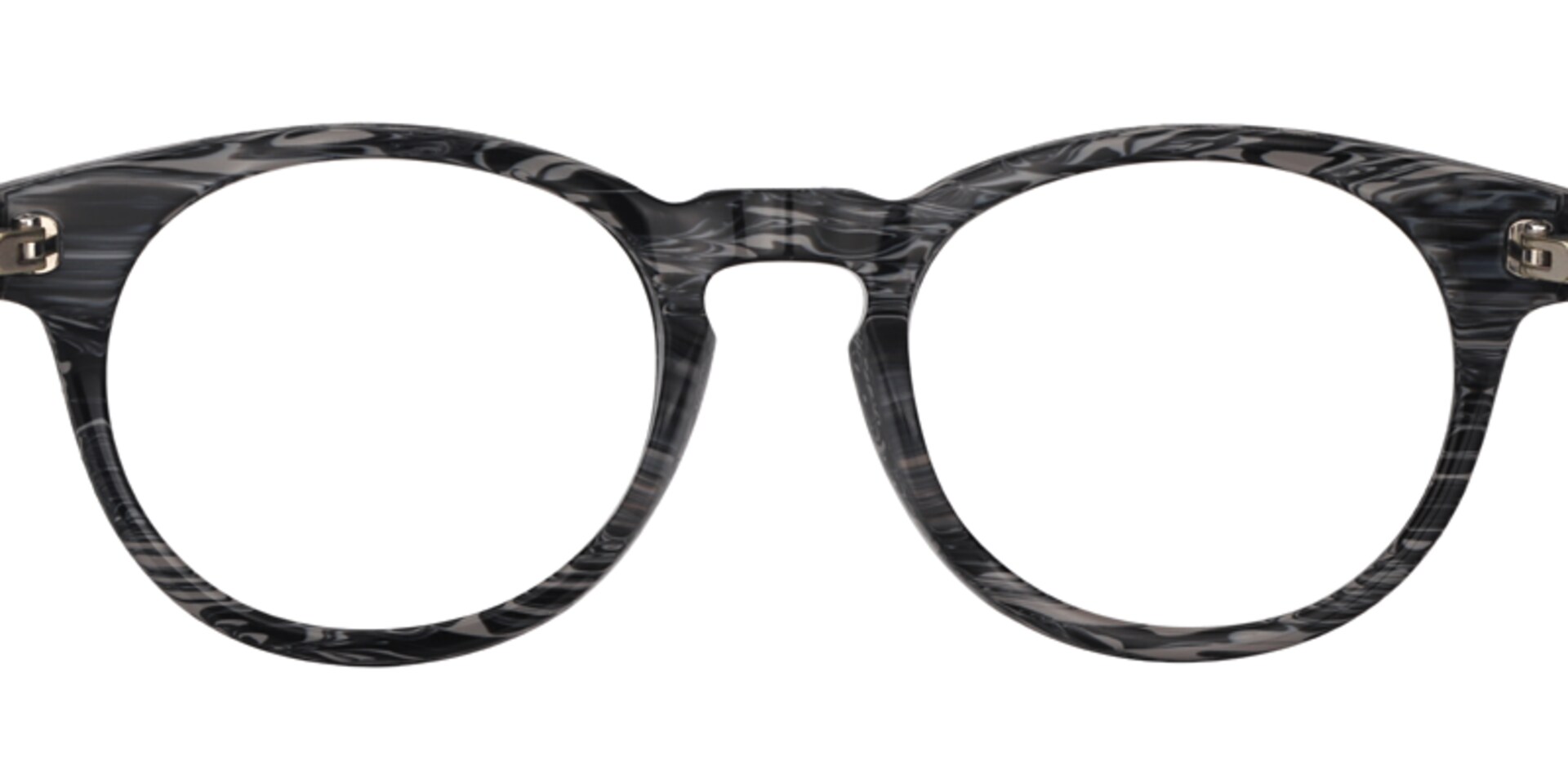 Patrick Round Gray Glasses | Zeelool Glasses5