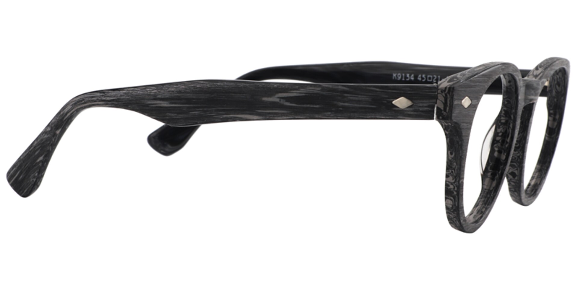 Patrick Round Gray Glasses | Zeelool Glasses4