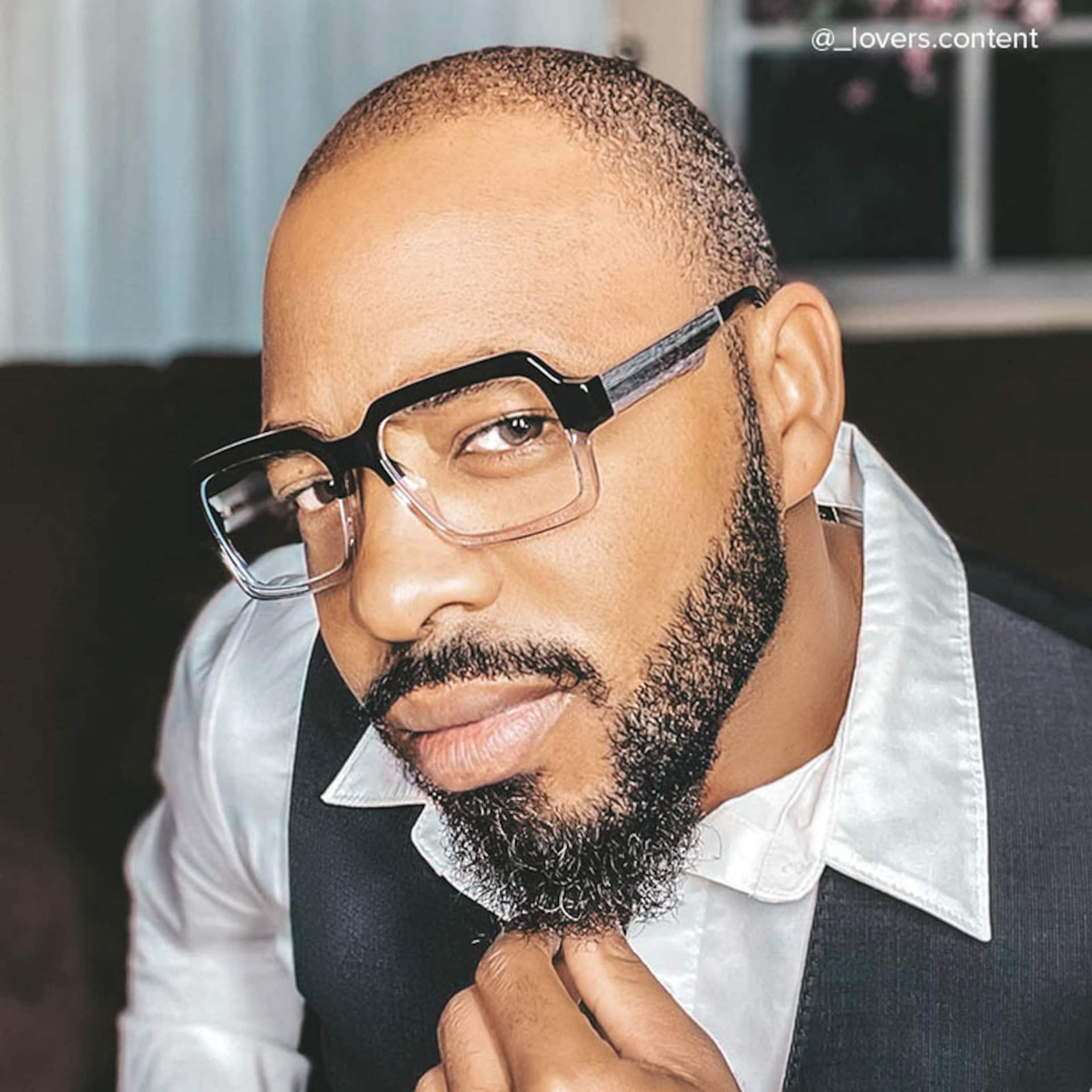 Jack Rectangle Black & Crystal Frame Glasses | Zeelool8