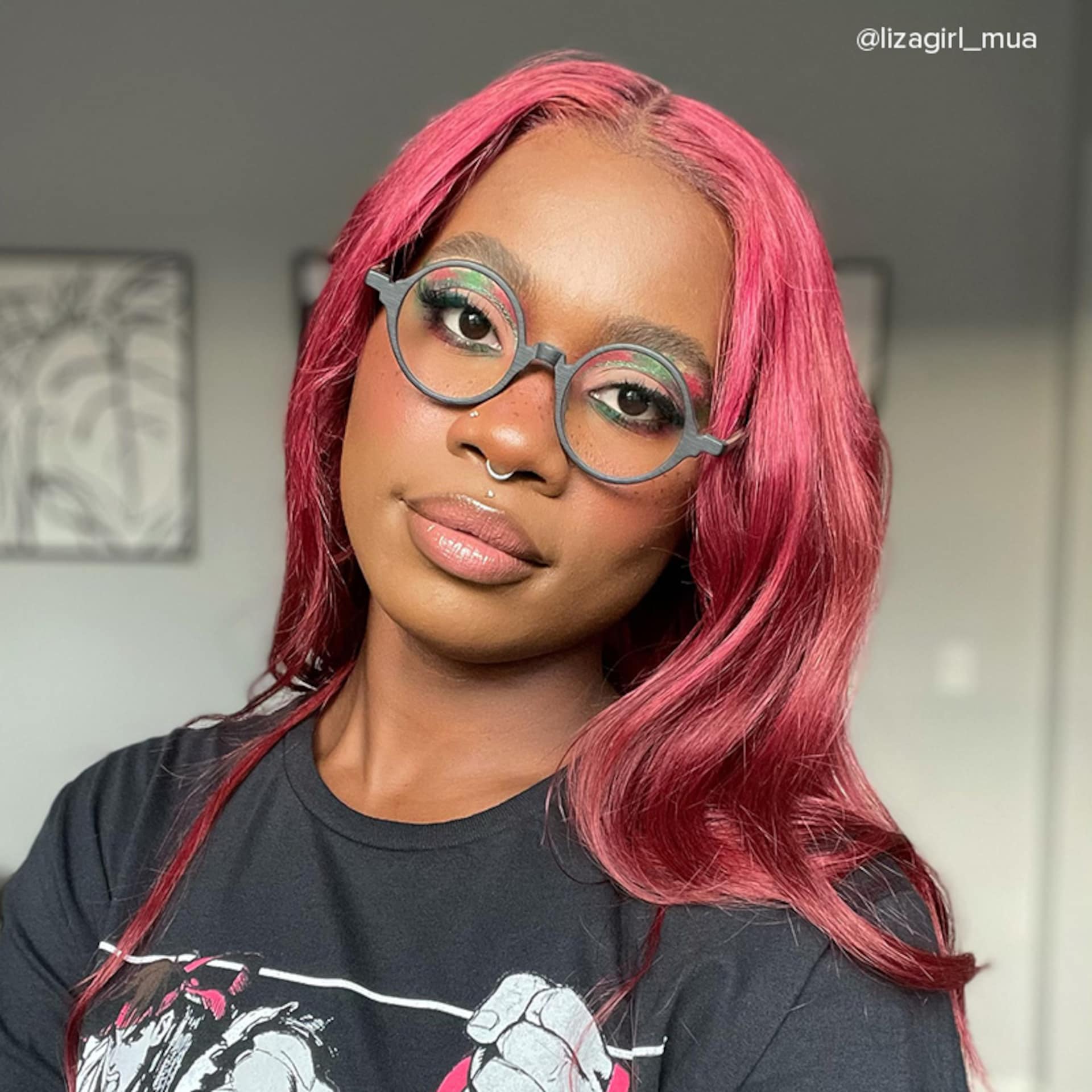 Otto Round Black Glasses Eyeglasses and Acetate Frames5