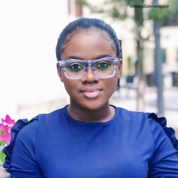 Riley Rectangle Blue Glasses4