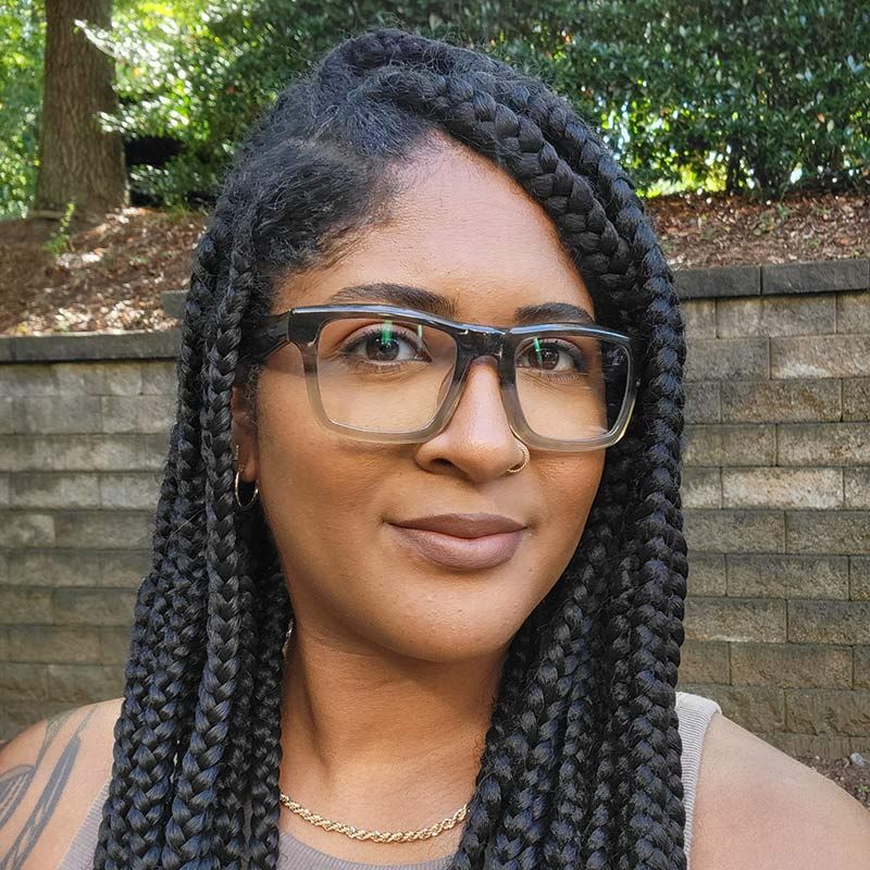 Rectangle Brown Glasses | Zeelool Eyeglass Frame Online6