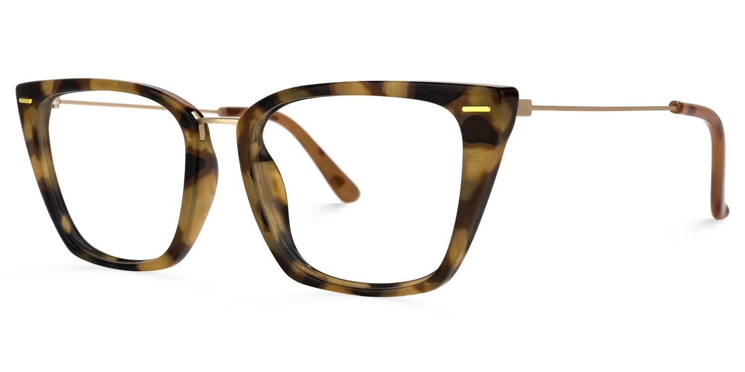 Katina Square Tortoise Glasses | Zeelool Glasses
