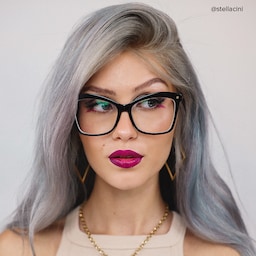 Isaebella Butterfly Black Glasses7