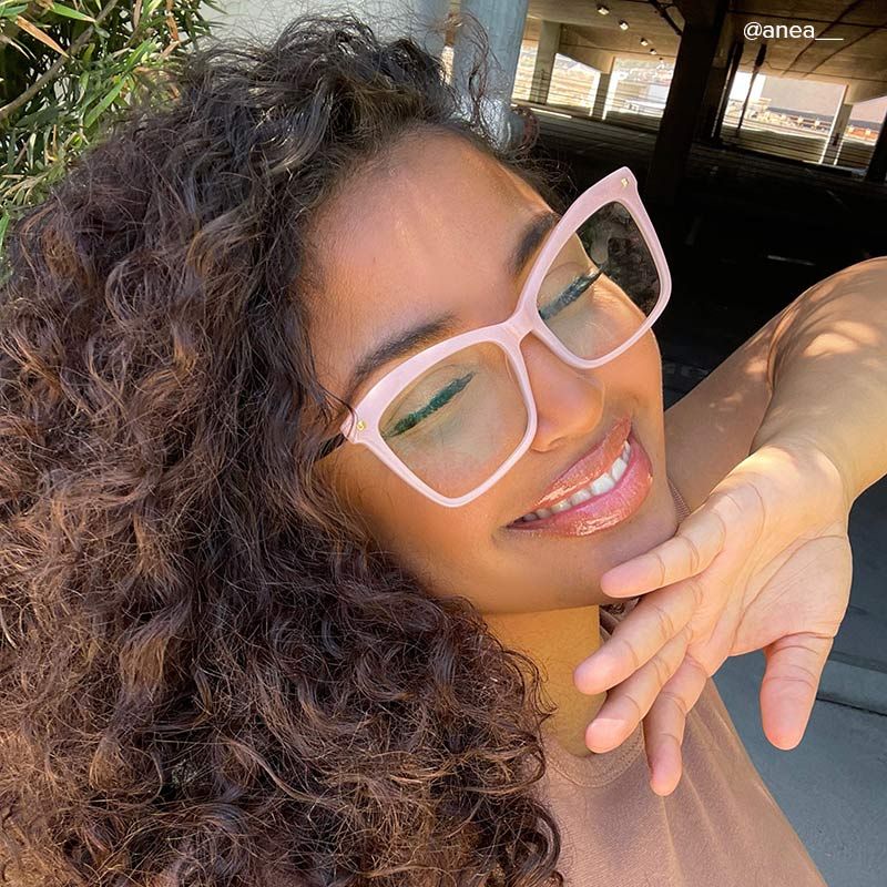 Isaebella Butterfly Pink Frame Glasses | Zeelool Optical9