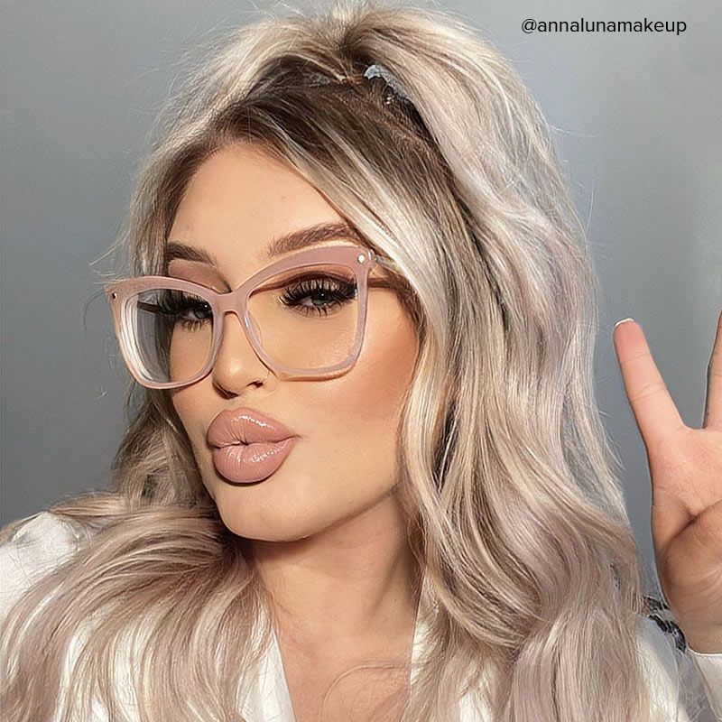 Isaebella Butterfly Pink Frame Glasses | Zeelool Optical8