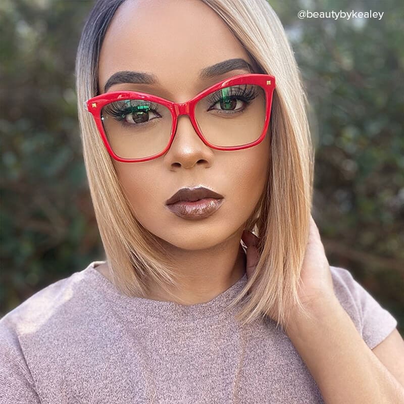 Isaebella Butterfly Red Glasses8