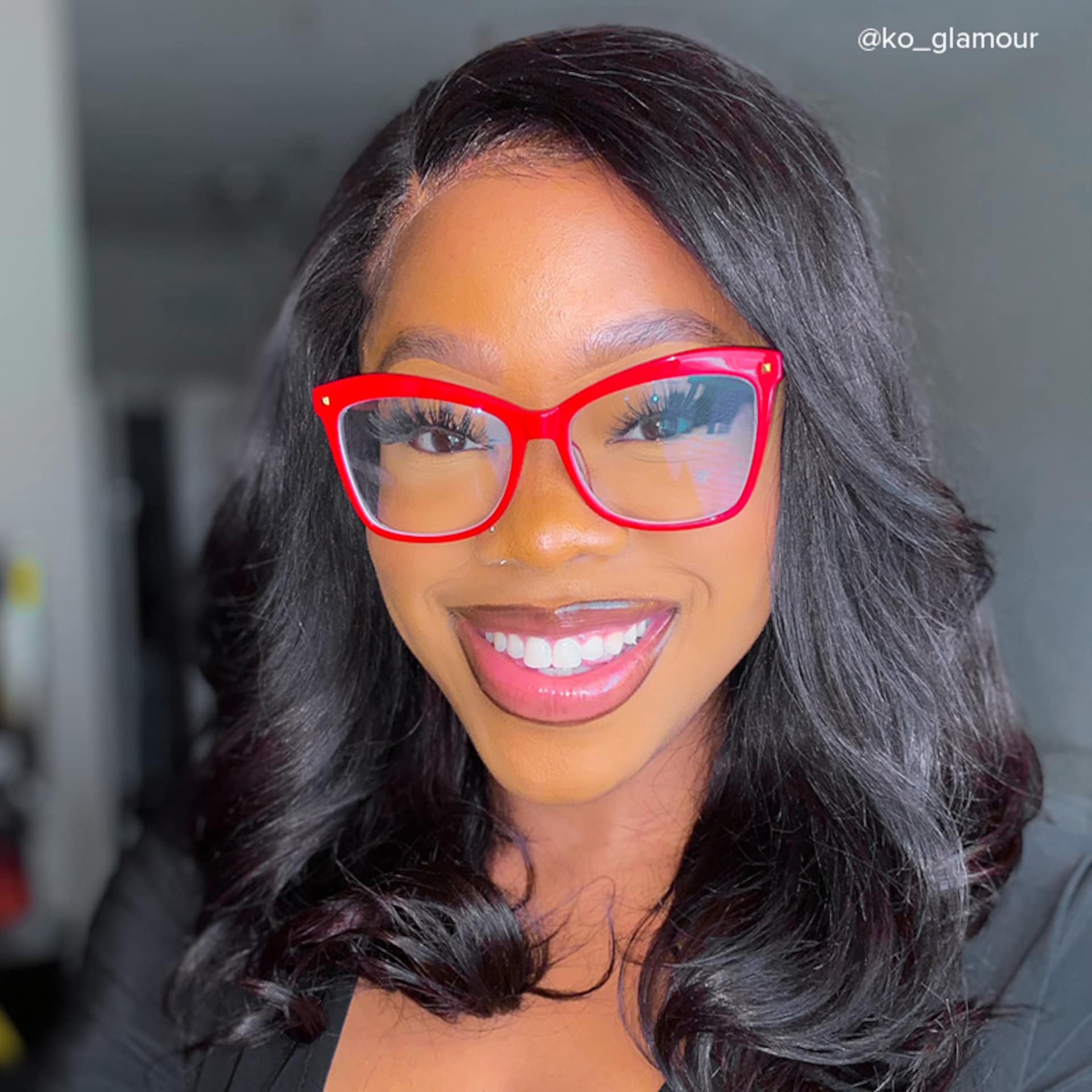 Isaebella Butterfly Red Eyeglasses and Thin Frames9