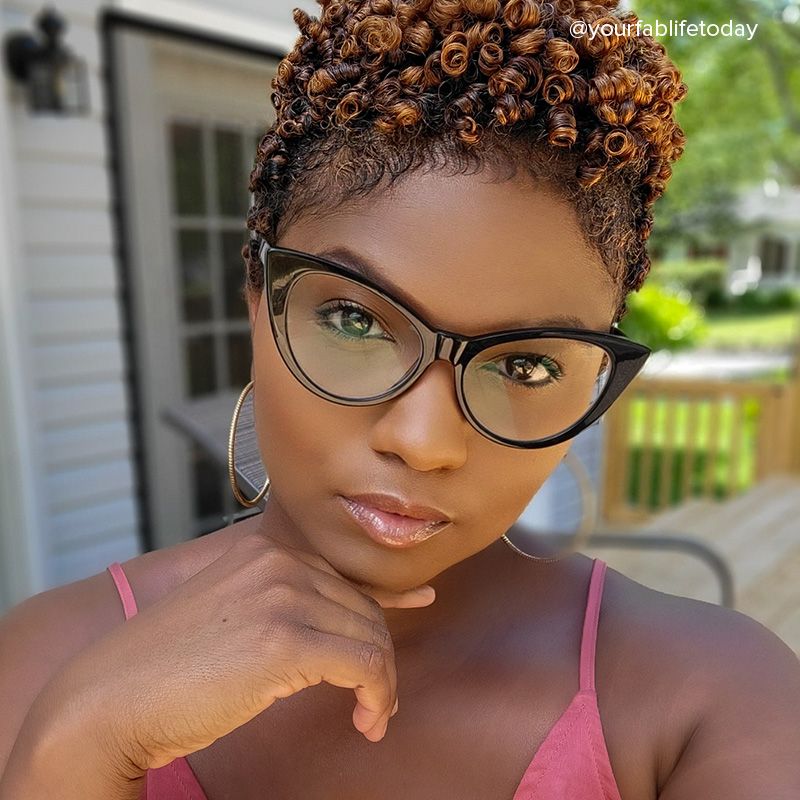 Jaden Cat-eye Black Eyeglasses and Glasses Frames7