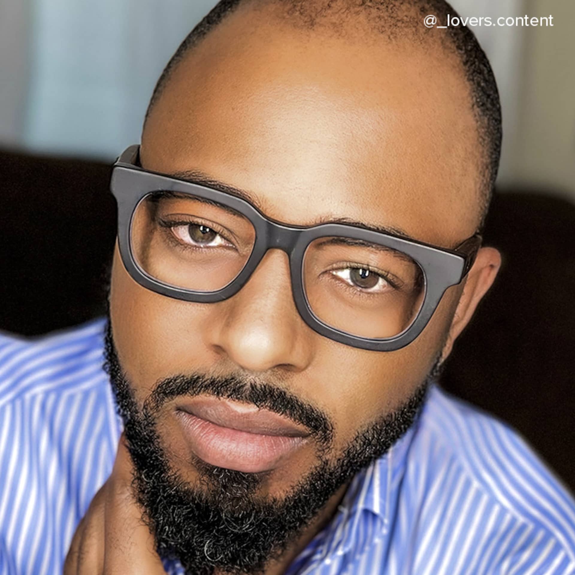 Sam Rectangle Wood Thick Frame Glasses for Men | Zeelool5