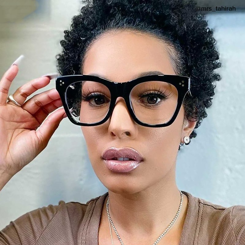 Gordon Rectangle Black Glasses9