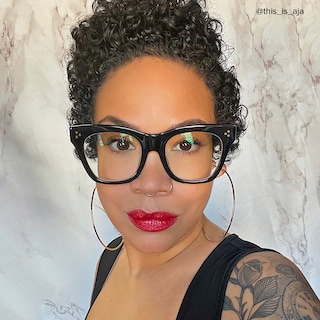 Gordon Rectangle Black Glasses6