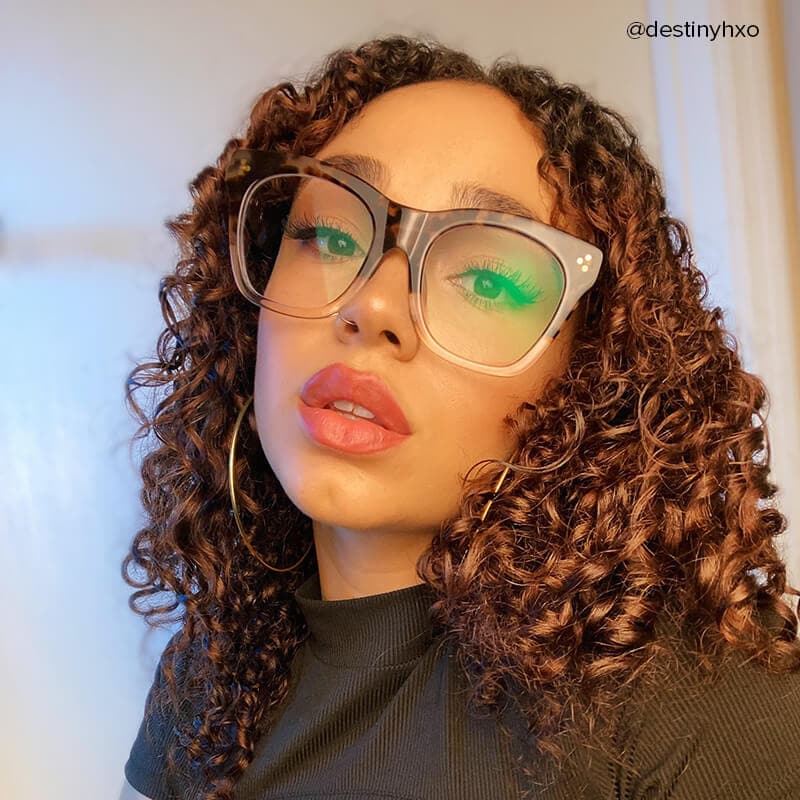 Tandy Rectangle Light-Tortoise Glasses8