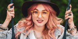 Ivy Round Yellow Glasses1