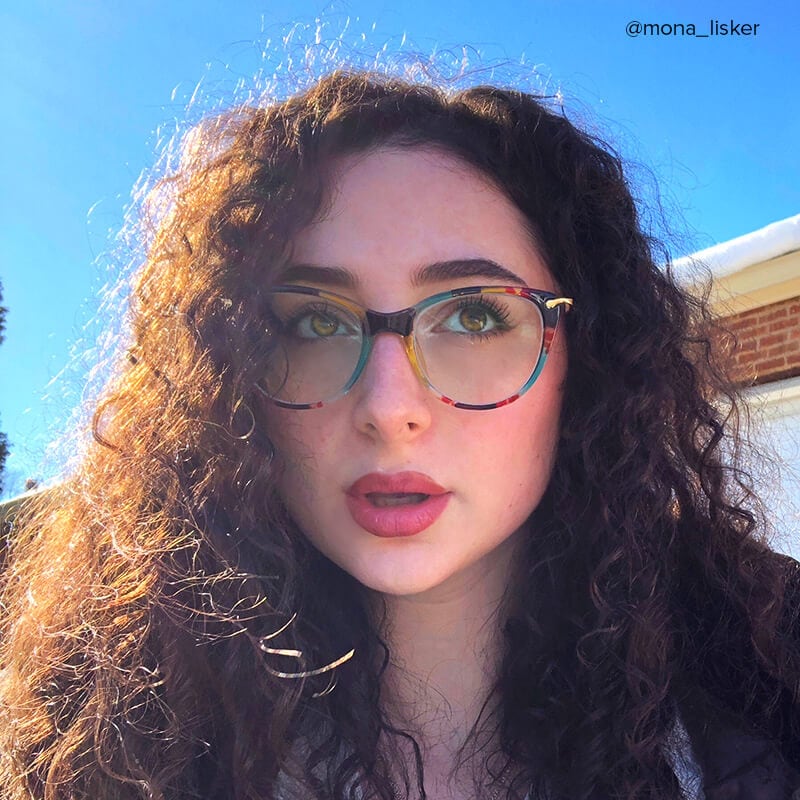 Clement Cat Eye Floral Glasses