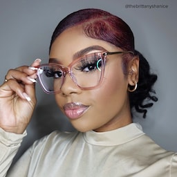 Hilary Butterfly Pink Glasses8