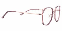 Aviva Geometric Light Purple Glasses5