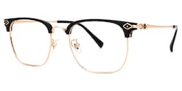 Tofano Browline Gold Glasses1