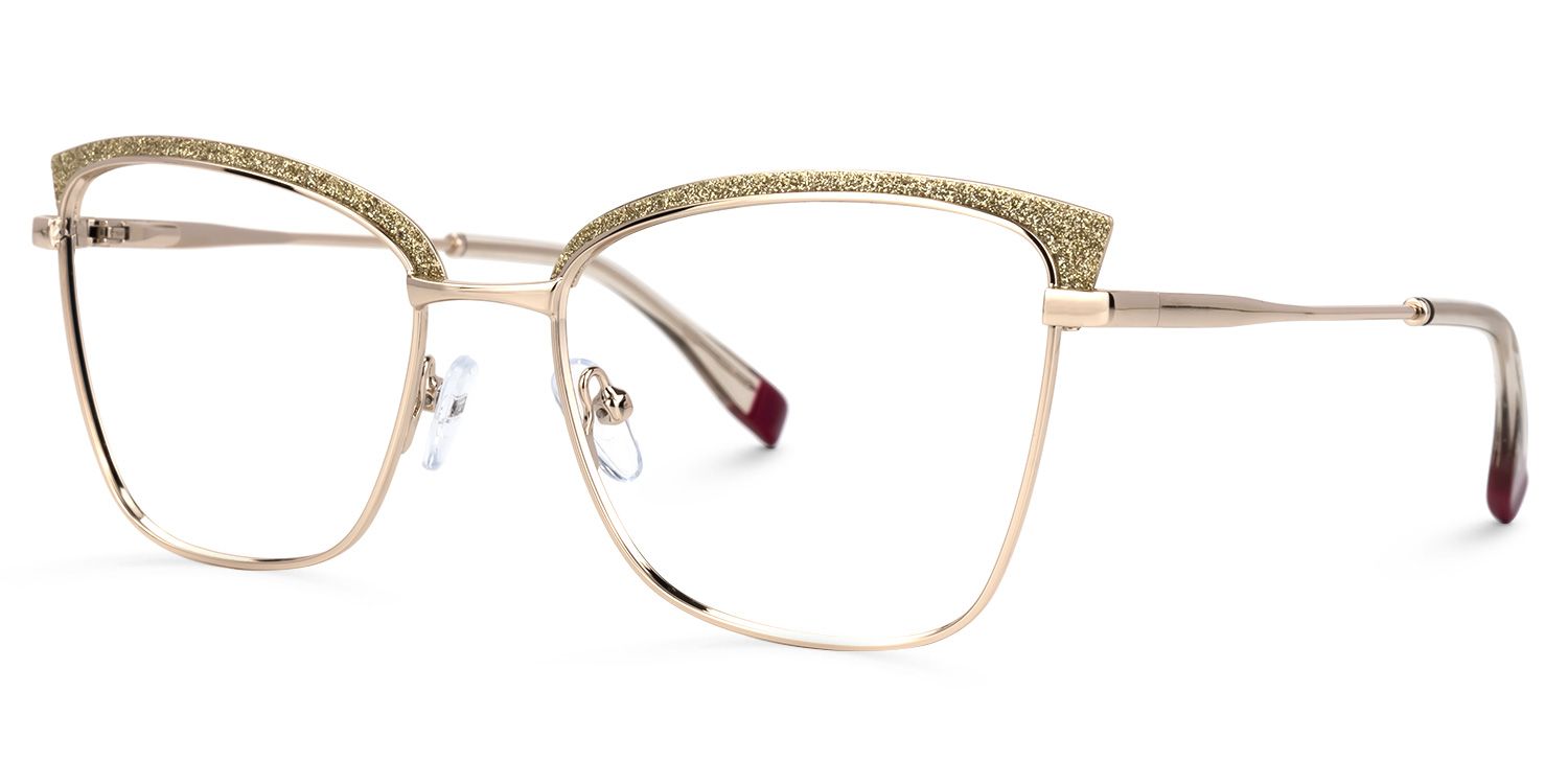 Myra Cateye Yellow Glasses | Zeelool Glasses1