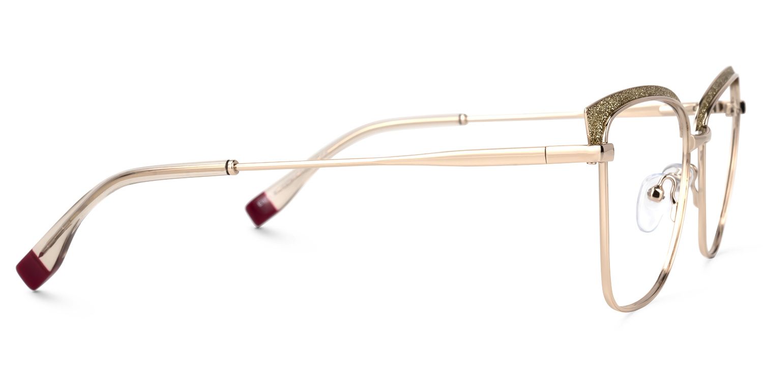 Myra Cateye Yellow Glasses | Zeelool Glasses2